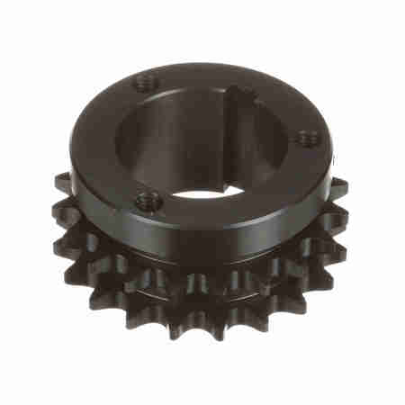 BROWNING Steel Bushed Bore Roller Chain Sprocket, D40P20 D40P20